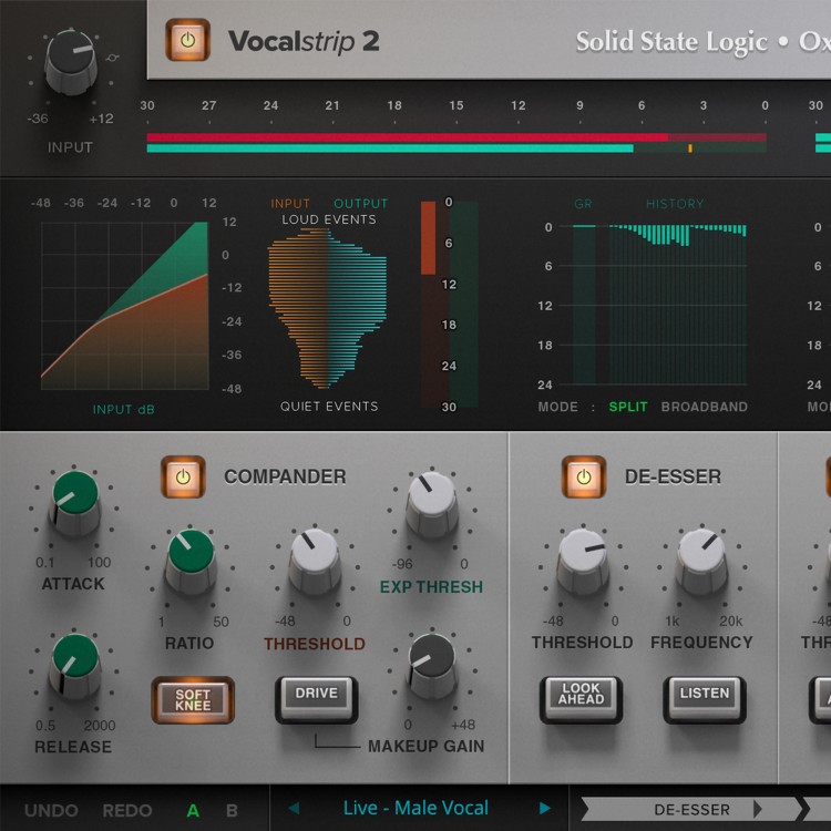 SSL Vocalstrip 2 intégré