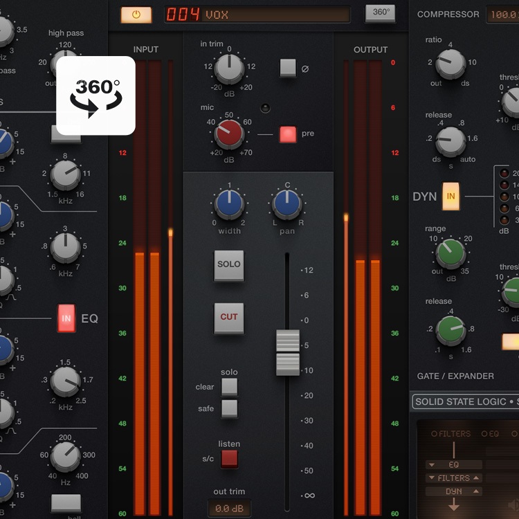 Plug-in de tranche de console SSL 4K B