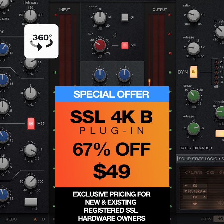 Plug-in de tranche de console SSL 4K B