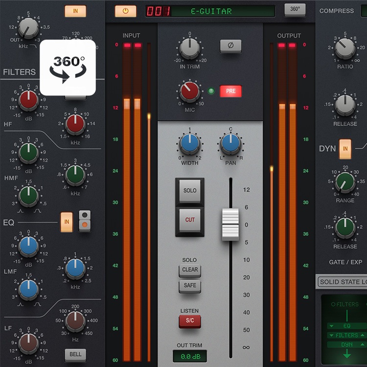 Plug-in SSL 4K E Channel Strip