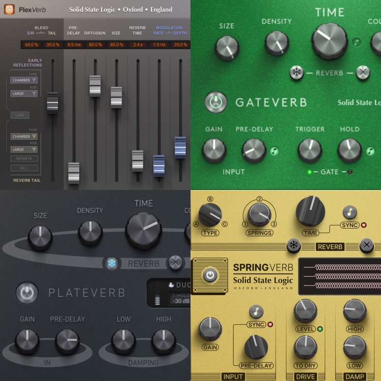 Collection de réverbérations SSL